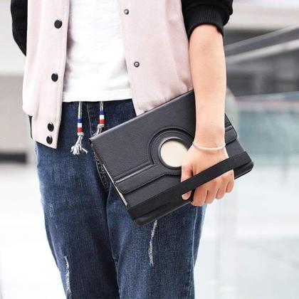 Imagem de Capa Case Compatível Samsung Galaxy Tab A8 10.5 2021 X200 X205 Vermelho Giratória