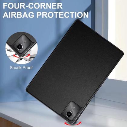 Imagem de Capa Case Couro + Caneta Touch Dual Pontas Para Tablet Lenovo P12 12.7