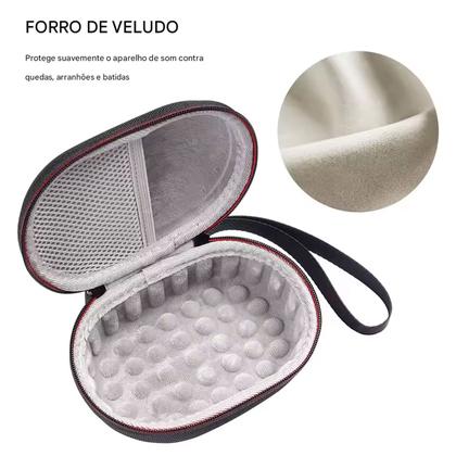 Imagem de Capa Case Estojo Rígida Aveludada Bolsa Compatível Jbl Clip 1,2,3,4,5