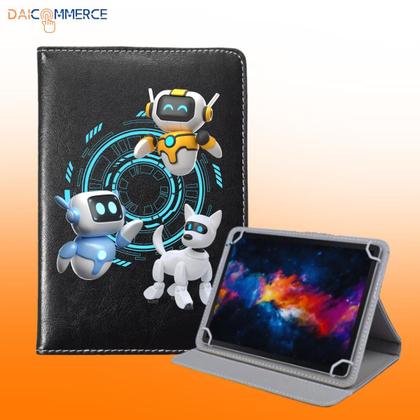 Imagem de Capa Case Giratória Com Suporte Para Tablet Positivo Vision TAB 10 + Caneta Touch + Fone de Ouvido