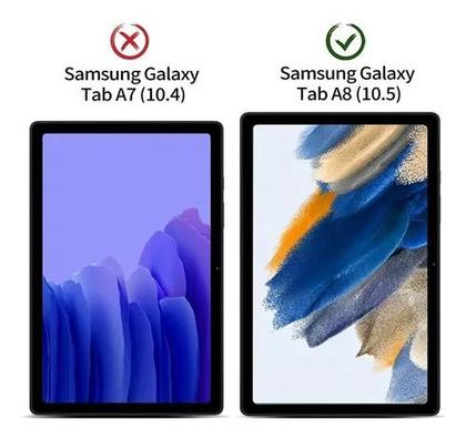 Imagem de Capa Case Giratória + Película Vidro Galaxy Tab A8 X200 X205