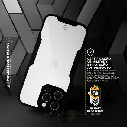 Imagem de Capa Case iPhone 16 Pro Max Dual Shock Sense Preta Gshield
