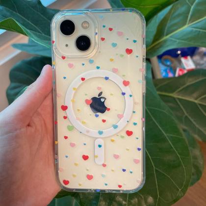 Imagem de Capa/Case Magsafe Mini Hearts Vários Modelos