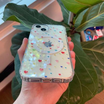 Imagem de Capa/Case Magsafe Mini Hearts Vários Modelos