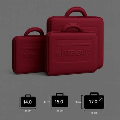 Imagem de Capa Case Maleta Rígida e Prática para Notebook de ATÉ 17 Polegadas com Material Impermeável Resistente à Impactos