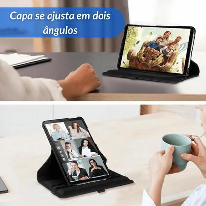 Imagem de Capa Case P/ Tablet Galaxy Tab A9 Tela 8.7" + Película +Fone