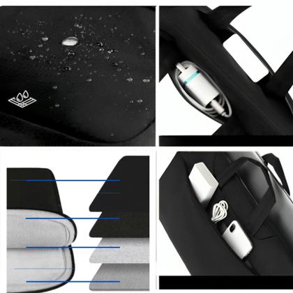 Imagem de Capa Case Pasta Maleta Bolsa Notebook Impermeável Reforçada Compatível Com Todas As Marcas Até 15,6 Polegadas