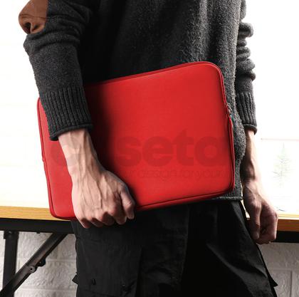 Imagem de Capa Case Pasta Maleta Compativel Notebook Macbook Neoprene 15.6/14/13.3/12.1/11.6/10.1/17.3 Ultrabo