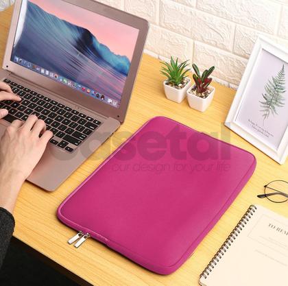 Imagem de Capa Case Pasta Maleta Para Notebook de Neoprene 13 13.3 Polegadas Rosa Pink