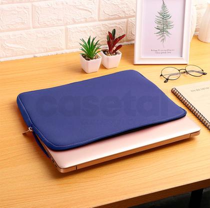 Imagem de Capa Case Pasta Maleta Para Notebook de Neoprene 15 15.6 Polegadas Azul Marinho