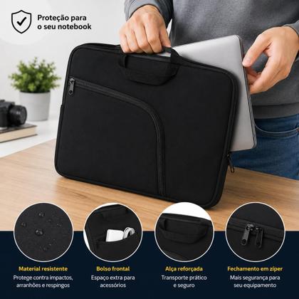 Imagem de Capa Case Pasta Notebook 15,6 Polegadas + Suporte Notebook