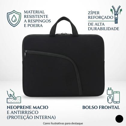 Imagem de Capa Case Pasta Notebook com Bolso 17 Polegadas Preto