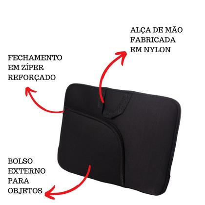 Imagem de Capa Case Pasta Notebook com Bolso 17 Polegadas Preto
