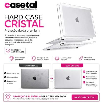 Imagem de Capa Case Proteção Para Macbook Neo 13 A3404 Chip A18 PRO + Película de Teclado Kit