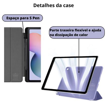 Imagem de Capa Case Protetora C/ Slot de Caneta Para Tab S6 Lite P610