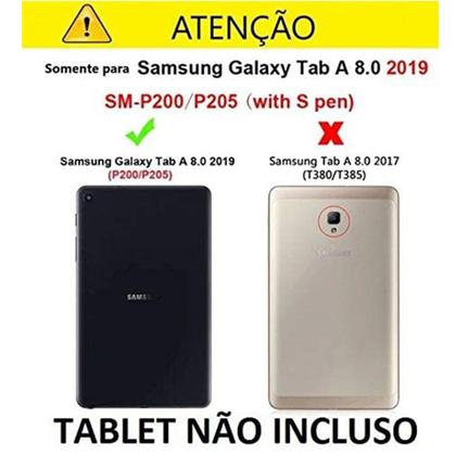 Imagem de Capa Case Tablet Galaxy Tab A T290 T295 Giratória 360 Top Capinha