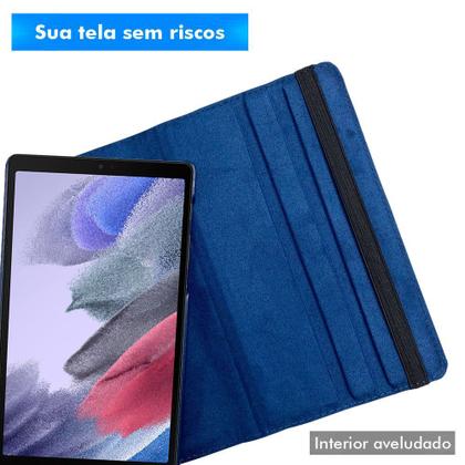 Imagem de Capa Case Tablet Samsung Tab A7 Lite T220 T225 8.7 Polegadas Couro Giratória Premium + Pelicula