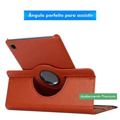 Imagem de Capa Case Tablet Samsung Tab A7 Lite T220 T225 8.7 Polegadas Couro Giratória Premium + Pelicula