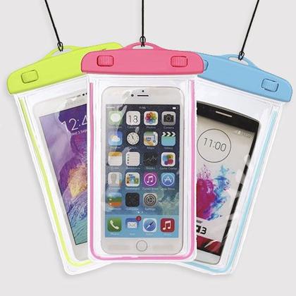 Imagem de Capa Celular Prova D'água Mergulho e Chuva Bolsa Protetora