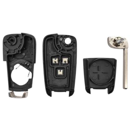 Imagem de Capa Chave Canivete Chevrolet Onix Cruze Cobalt S10 Spin Tracker Prisma Carcaça Gm com 3 Botões