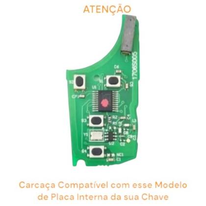 Imagem de Capa Chave Canivete Chevrolet Onix Cruze Cobalt S10 Spin Tracker Prisma Carcaça Gm com 3 Botões