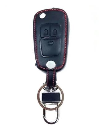 Imagem de Capa Chaveiro Chave Canivete 3 Botões Chevrolet Tracker Sonic Cruze Prisma Onix