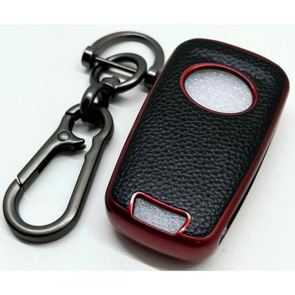 Imagem de Capa Chaveiro Chave Canivete 3 Botões Spin Onix Tracker Prisma Cobalt Sonic Vectra S10 Camaro Cruze