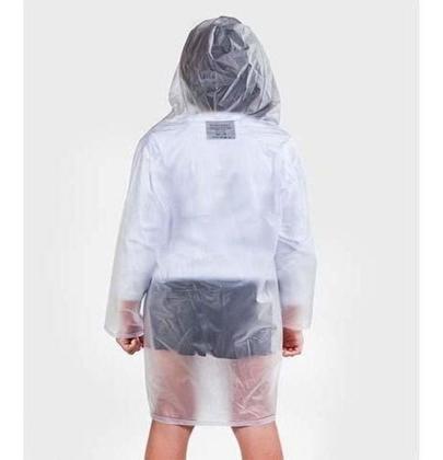 Imagem de Capa chuva transparente c/ capuz Infantil menino menina