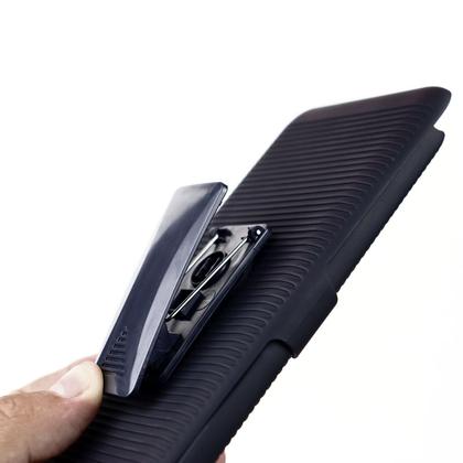 Imagem de Capa Clip Belt Compatível Galaxy A10s A107M Suporte Cinto E Mesa + Película De Vidro 3D - Cell In Power25