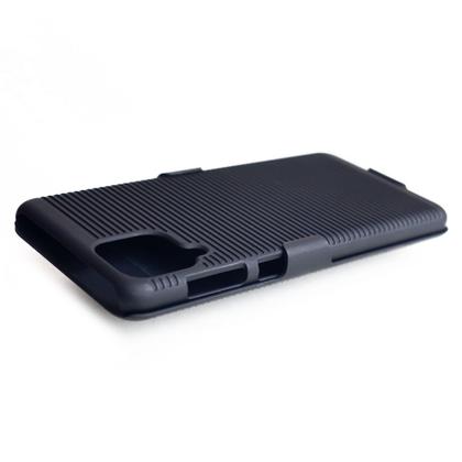 Imagem de Capa Clip Belt Compatível Galaxy A12 A125 6.5 Suporte Cinto E Mesa + Película De Vidro 3D - Cell In Power25