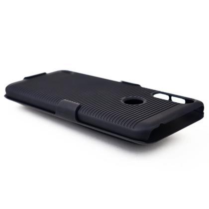 Imagem de Capa Clip Belt Compativel Moto E7 Power XT2097 6.5 Suporte Cinto E Mesa + Pel. Vidro 3D + Pel. Camera - Cell In Power25