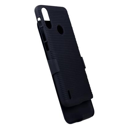 Imagem de Capa Clip Belt Compativel Moto E7 Power XT2097 6.5 Suporte Cinto E Mesa + Pel. Vidro 3D + Pel. Camera - Cell In Power25