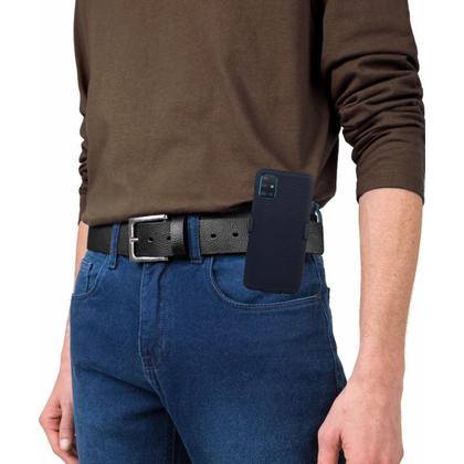 Imagem de Capa Clip Belt Para Galaxy A51 A515 6.5 Suporte Cinto E Mesa + Película De Vidro 3D + Película Câmera - Cell in Power25