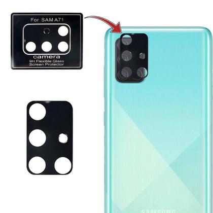 Imagem de Capa Clip Belt ParaGalaxy A71 A715 6.7 Suporte Cinto E Mesa + Película Vidro 3D + Película De Câmera - Cell in Power25