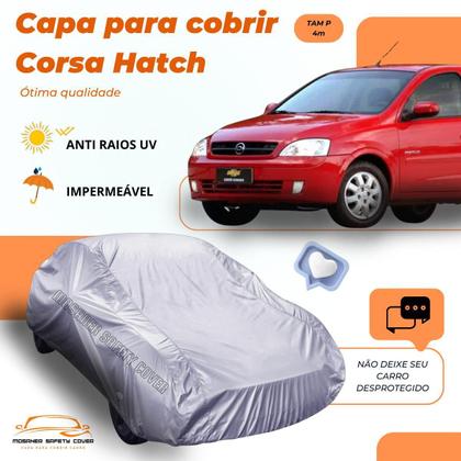 Imagem de Capa Cobrir Carro Corsa Hatch Com Proteção Impermeável
