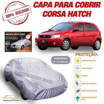 Imagem de Capa Cobrir Carro Corsa Hatch Com Proteção Impermeável
