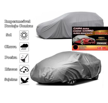 Imagem de Capa Cobrir Carro Corsa Sedan Classic Forrada e 100% Impermeável Protege Sol e Chuva