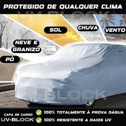 Imagem de Capa Cobrir Carro Forrada Honda Civic Impermeável Uv-Block