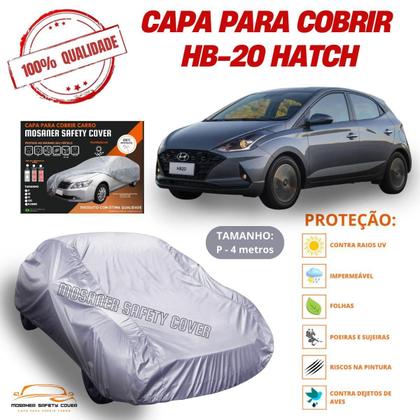 Imagem de Capa Cobrir Carro Hyundai Hb20 Hatch Proteção Impermeável