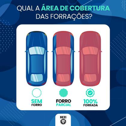 Imagem de Capa cobrir carro jacaré 100% forrada  c3