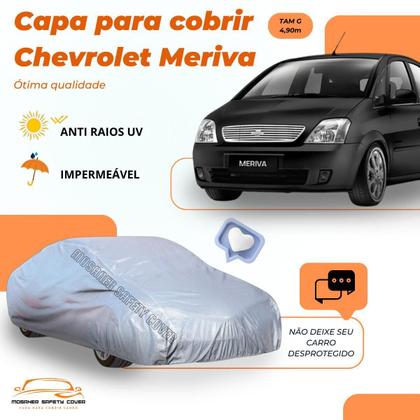 Imagem de Capa Cobrir Carro Meriva Com Qualidade Proteção Impermeável