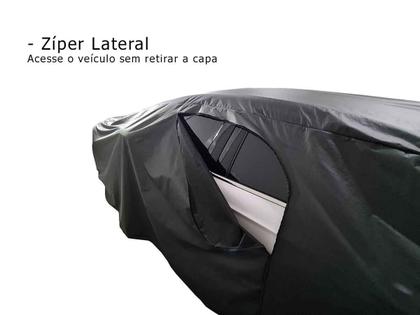 Imagem de Capa Cobrir Carro Omega Forrada Impermeável  Acesso Lateral