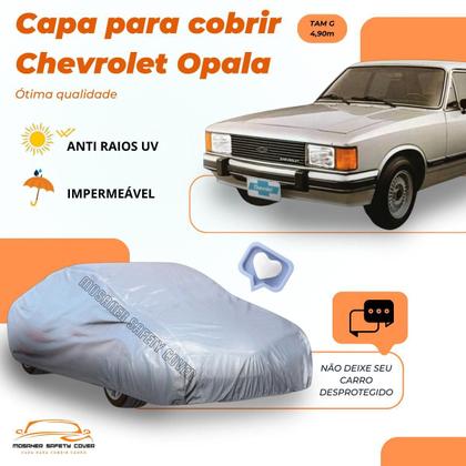 Imagem de Capa Cobrir Carro Opala Proteção Com Qualidade Impermeável