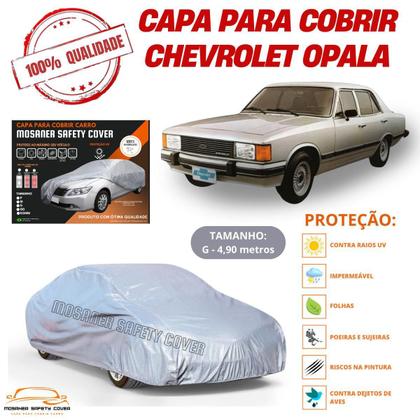 Imagem de Capa Cobrir Carro Opala Proteção Com Qualidade Impermeável