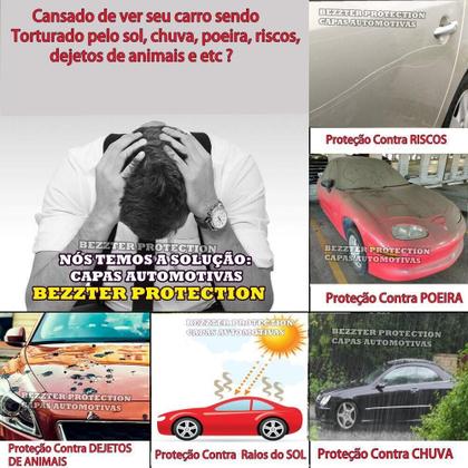 Imagem de Capa Cobrir Carro Prisma 100% Impermeável Proteção Total Bezzter Protection