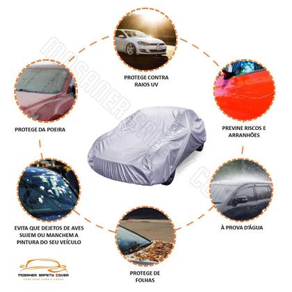 Imagem de Capa Cobrir Carro Prisma Com Qualidade Proteção Impermeável