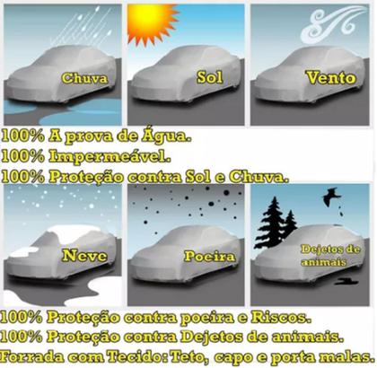 Imagem de Capa Cobrir Carro Proteger Sol E Chuva Pmg Impermeavel Ss