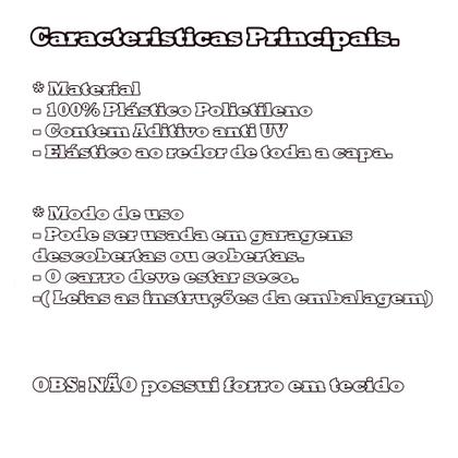 Imagem de Capa cobrir carro Siena 100% Impermeável Proteção Total Bezzter