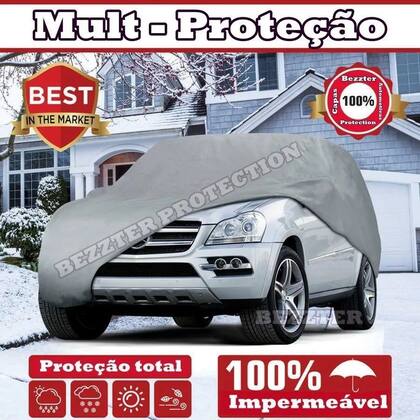 Imagem de Capa cobrir carro Virtus 100% Impermeável Proteção Total Bezzter