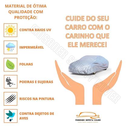 Imagem de Capa Cobrir Carro Volks Saveiro Antiga Proteção Impermeável